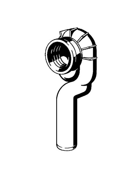 Сифон для пісуара Viega 492458, вбудований, нижній, жовтий - 2