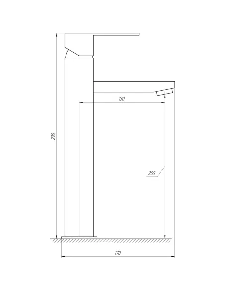 Змішувач для умивальника Globus Lux Sicilia SBQ-201 - 5