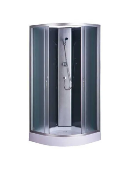 Гідробокс з низьким піддоном Bravo SAN L90F з душовим набором, піддон 13 см, без даху - 1