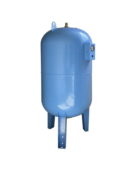 Гидроаккумулятор для воды вертикальный Volks Pumpe 150 литров, встроенный манометр - 2