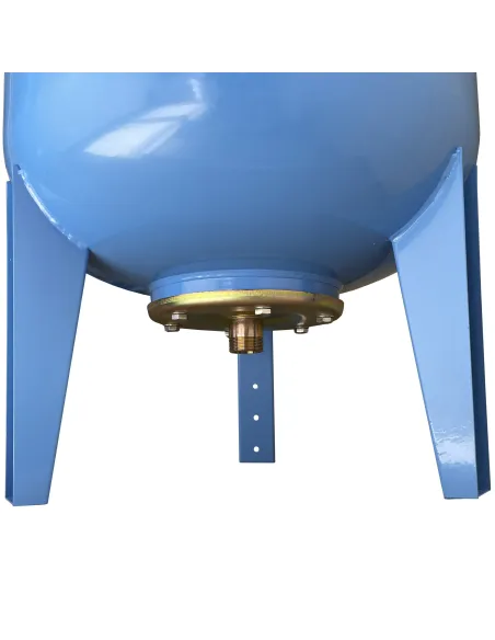 Гидроаккумулятор для воды вертикальный Volks Pumpe 150 литров, встроенный манометр - 4