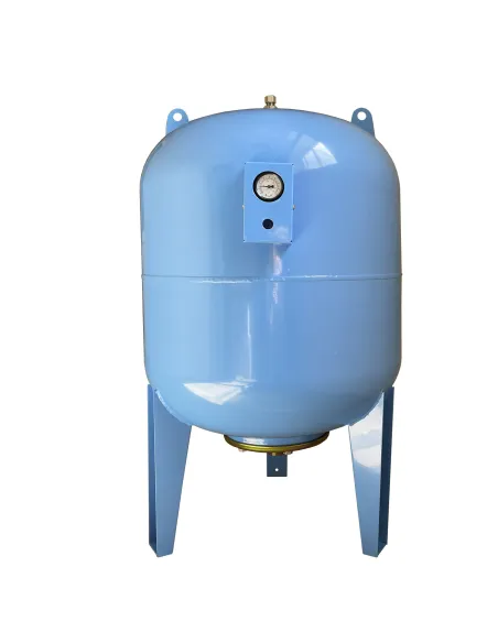 Гідроакумулятор для води вертикальний Volks Pumpe 200 літрів, вбудований манометр - 1