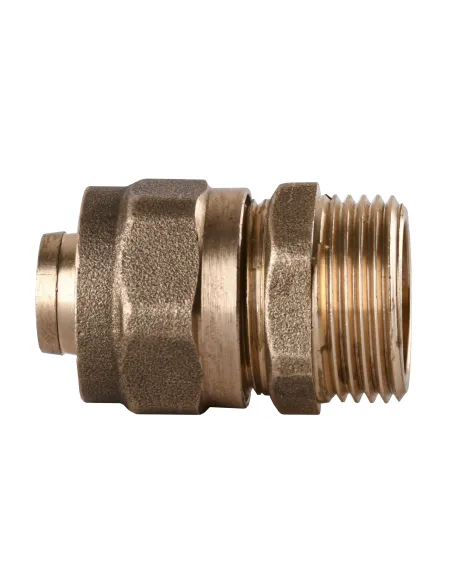 Муфта для металлопластиковой трубы Ape Italy 701 L 3/4х20 с внешней резьбой, металл - 2