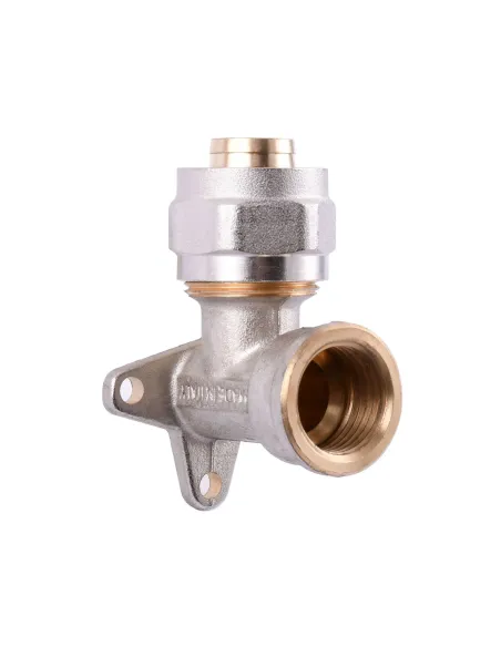 Уголок для металлопластиковой трубы Ape Italy 754 L 1/2х20 установочный, металл - 1