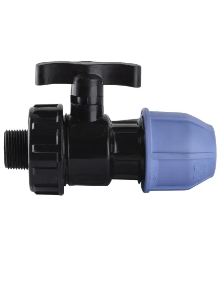 Кран шаровий із зовнішнім різьбленням ПЕ VS Plast 6003 20х1/2 - 1