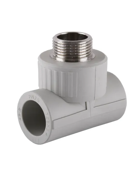 Трійник зовнішнє різьблення VS Plast 1016 25х3/4 - 1