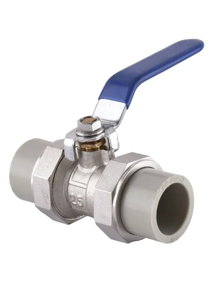 Кран шаровый VS Plast 1020 ф20 (латунный корпус) - 1