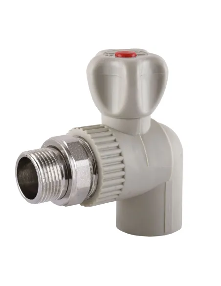 Кран радиаторный угловой VS Plast 2026 ф25x3/4 - 1