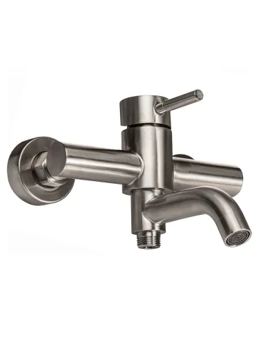 Смеситель для ванны с душем Globus Lux SBT1-102L поворотный гусак - 3