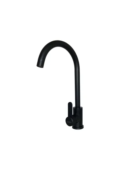 Смеситель для кухни Globus Lux SUS2-203S-BB черный, нержавеющая сталь - 1