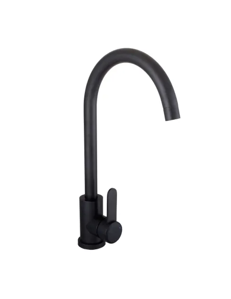 Смеситель для кухни Globus Lux SUS2-203S-BB черный, нержавеющая сталь - 4