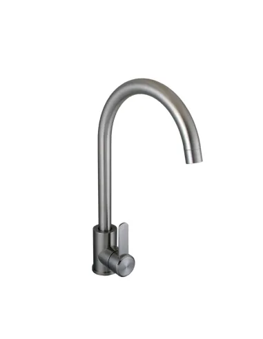 Змішувач для кухні Globus Lux SUS2-203S (нержавіюча сталь, на гайці) - 3