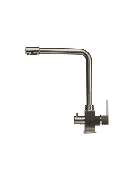 Змішувач для кухні Globus Lux SUS-0110-1 (під осмос, нержавіюча сталь, на гайці) - 1