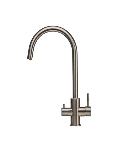 Смеситель для кухни с подключением к фильтру Globus Lux SUS-0333-1 нержавеющая сталь - 1