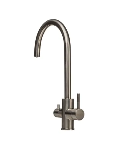 Смеситель для кухни с подключением к фильтру Globus Lux SUS-0333-1 нержавеющая сталь - 2