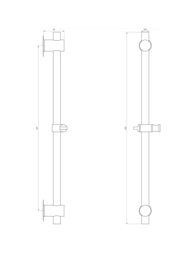Душевая стойка из нержавеющей стали Globus Lux SUS-1107 - 4