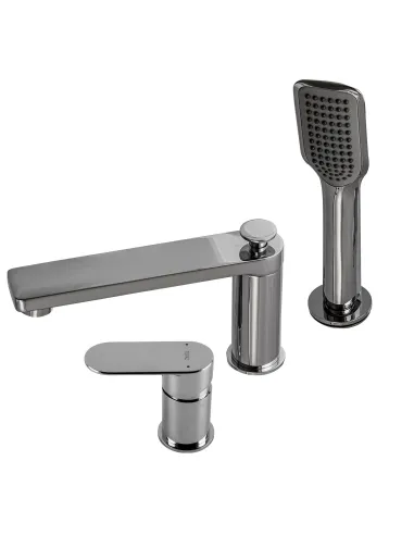 Смеситель для ванны встроенный Topaz Barts TB 07111-H36 хром - 4