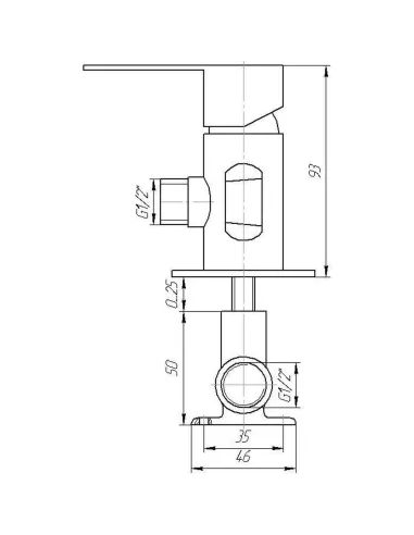 Змішувач для біде Topaz BARTS-TB 077106-H36 (вбудований з гігієнічним душем) - 4