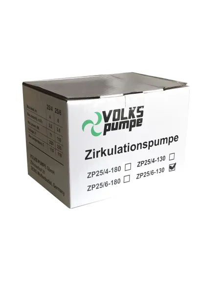 Циркуляционный насос для отопления Volks Pumpe ZP25-6-130, с гайками - 5