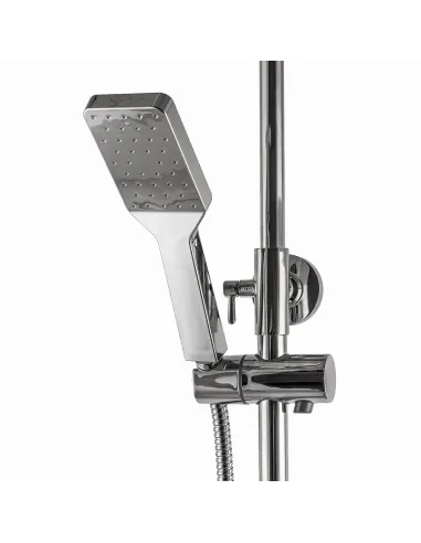 Душевая система с душевым комплектом Domino Malibu DMS-0005 штанга 115 см, с изливом - 3