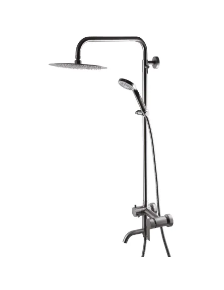 Душевая система из нержавеющей стали Globus Lux Alpen SBT1-SH-02 с душевым набором - 1