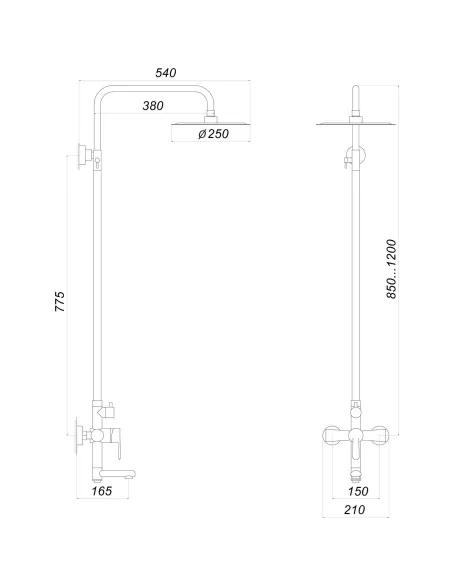 Душова система Globus Lux SM-SH-02 - 5