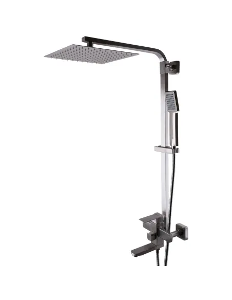 Душевая система из нержавеющей стали Globus Lux Sicilia VAN-SBQ-SH-02 с душевым набором - 1