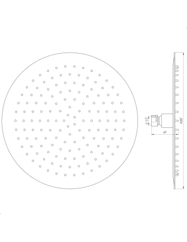 Лейка для верхнего душа Globus Lux STS-0300 - 6
