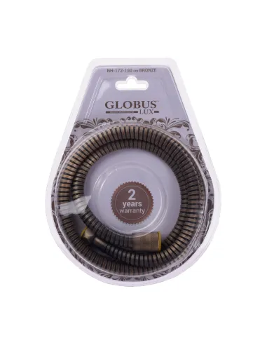 Шланг для душової лійки Globus Lux NH-172-150-SS (бронзовий, блістер) - 2