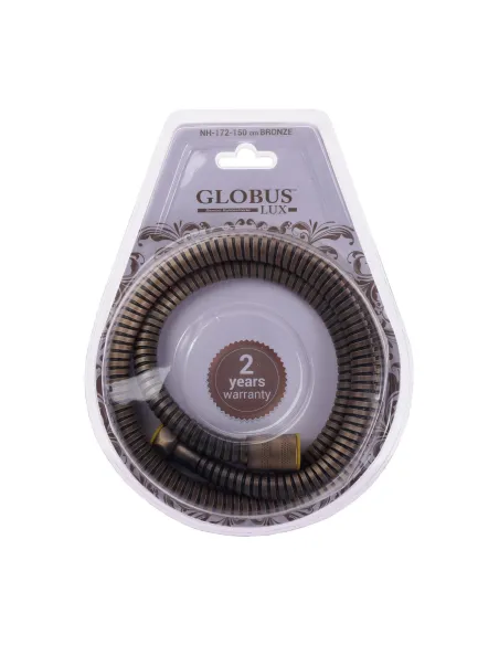 Шланг для душової лійки Globus Lux NH-172-150-SS (бронзовий, блістер) - 2