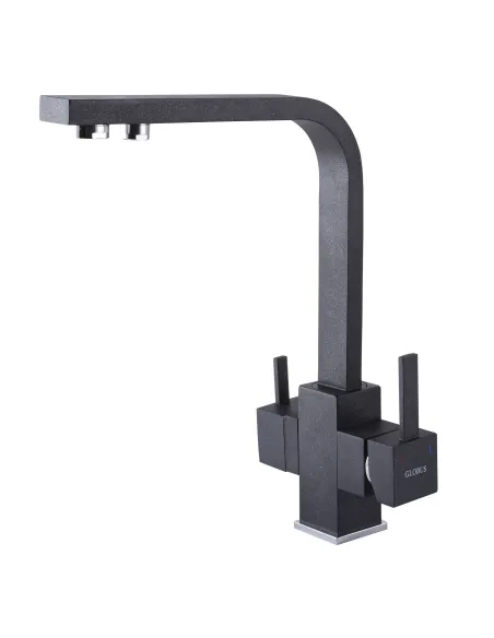 Смеситель для кухни с подключением к фильтру Globus Lux GLLR-0111 Onix черный - 1