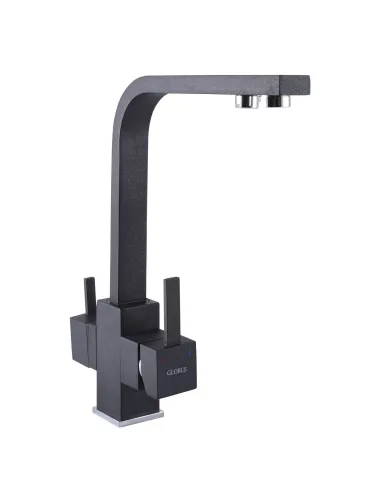 Смеситель для кухни с подключением к фильтру Globus Lux GLLR-0111 Onix черный - 3