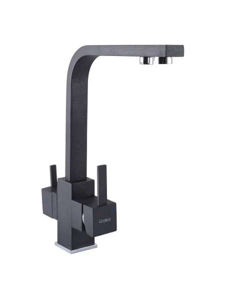 Смеситель для кухни с подключением к фильтру Globus Lux GLLR-0111 Onix черный - 3