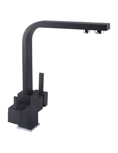 Смеситель для кухни с подключением к фильтру Globus Lux GLLR-0111 Onix черный - 4