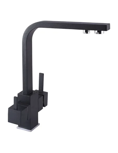 Смеситель для кухни с подключением к фильтру Globus Lux GLLR-0111 Onix черный - 4
