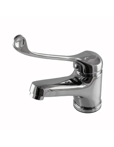 Смеситель для раковины в ванной Globus Lux GCA-1011-Clinic локтевой - 4