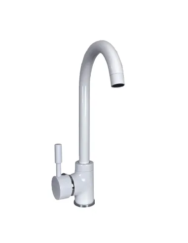 Змішувач для кухні Globus Lux Lazer GLLR-0103S White (гайка) - 3