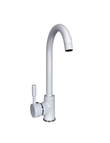 Змішувач для кухні Globus Lux Lazer GLLR-0103S White (гайка) - 3