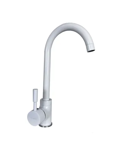 Змішувач для кухні Globus Lux Lazer GLLR-0103S White (гайка) - 4