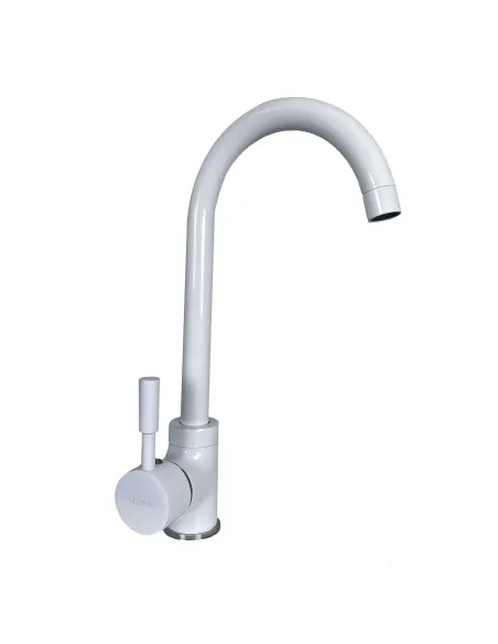 Змішувач для кухні Globus Lux Lazer GLLR-0103S White (гайка) - 4