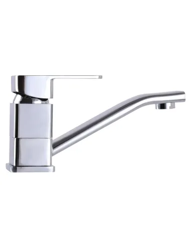 Смеситель для раковины в ванной Globus Lux Milano GLM-103M поворотный гусак 150 мм - 2