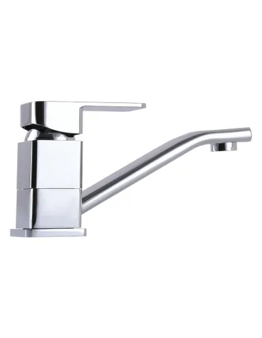 Смеситель для раковины в ванной Globus Lux Milano GLM-103M поворотный гусак 150 мм - 3