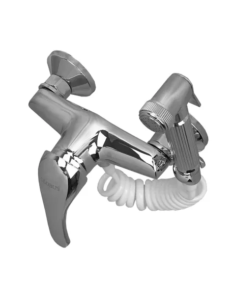 Настенный смеситель для биде с гигиеническим душем Globus Lux Solly GLSO-0206N - 3