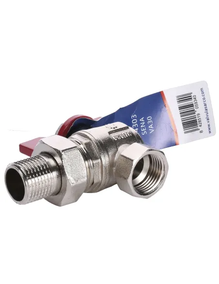 Кран шаровий Arco Sena 154303 1/2, кутовий, з американкою - 3