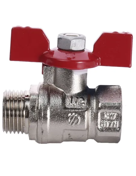 Кран шаровой прямой Arco 1/2 дюйма Sena 153603 НВ, КБ - 1