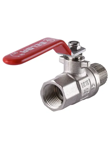 Кран шаровий Selba SL1505 1/2 нв кр - 4