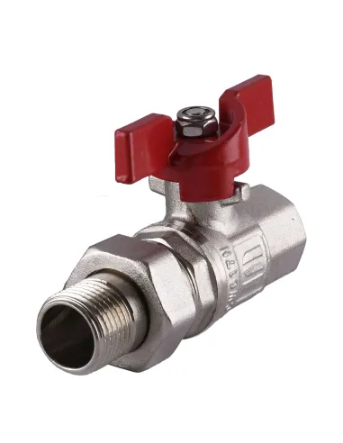 Кран шаровой Selba SL1509 1/2, кб, с американкой - 2