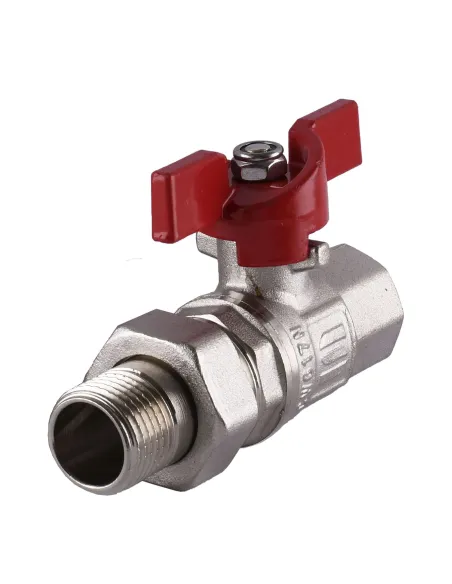 Кран шаровой Selba SL1509 1/2, кб, с американкой - 2