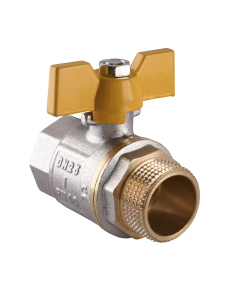 Кран шаровой прямой Solomon B1008 1 дюйм ВВЖБ PN40 - 1