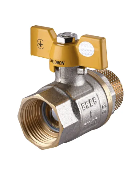 Кран шаровой прямой Solomon B1008 1 дюйм ВВЖБ PN40 - 2